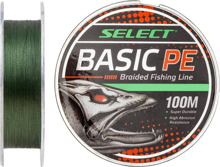 Plecionka Select Basic PE 100m zielona 0.10mm 